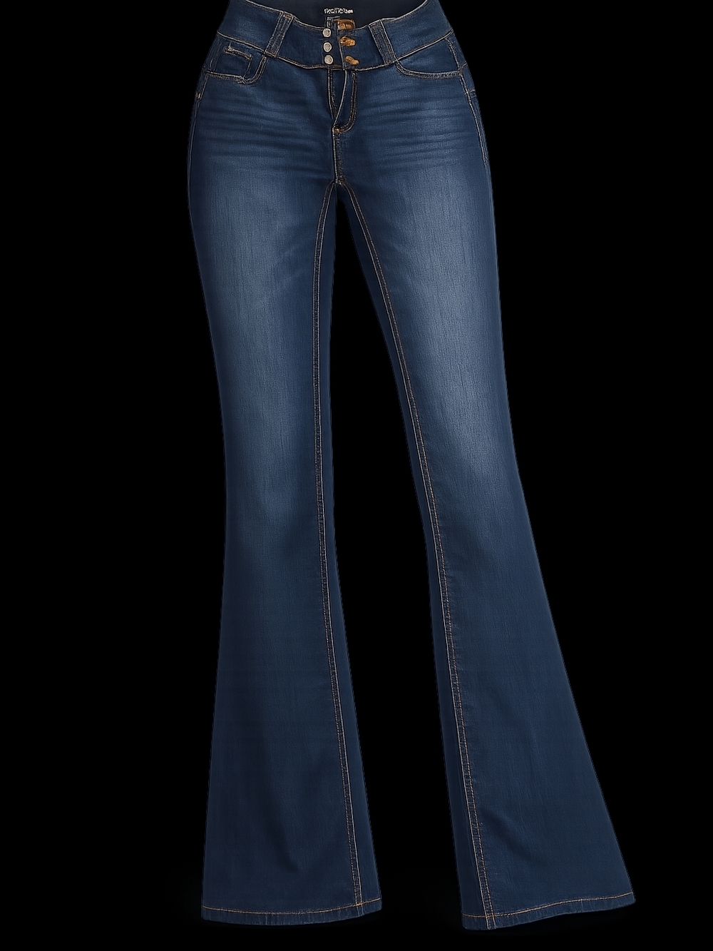 Enjean Dark Blue Boot Cut Jeans, Sz 9 *stretch*